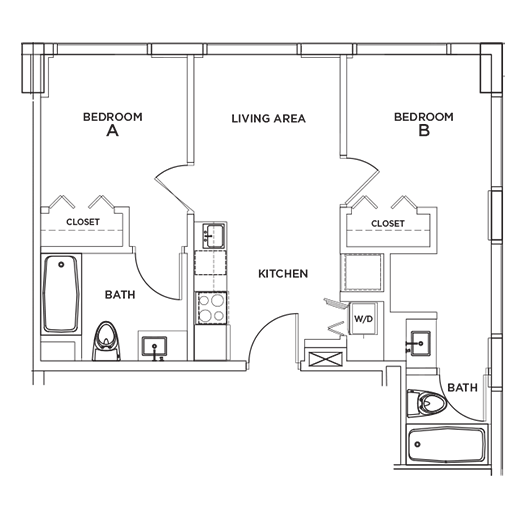 Brickell - 3 Floorplan Image