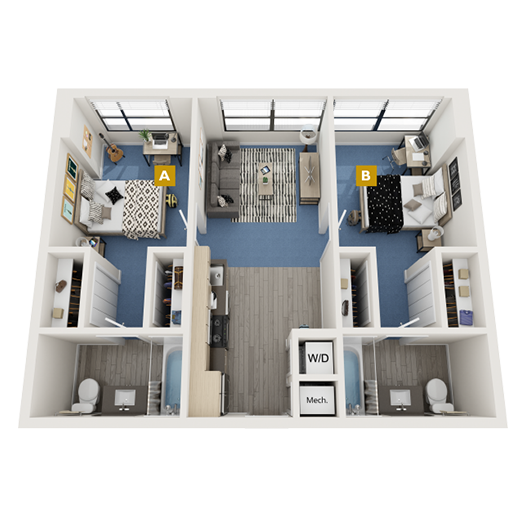 The Brickell Floorplan Image