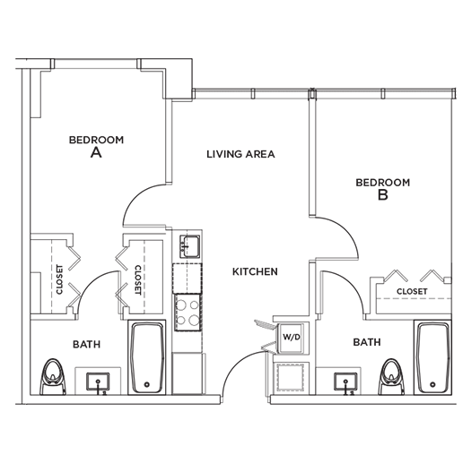 Brickell - 2 Floorplan Image
