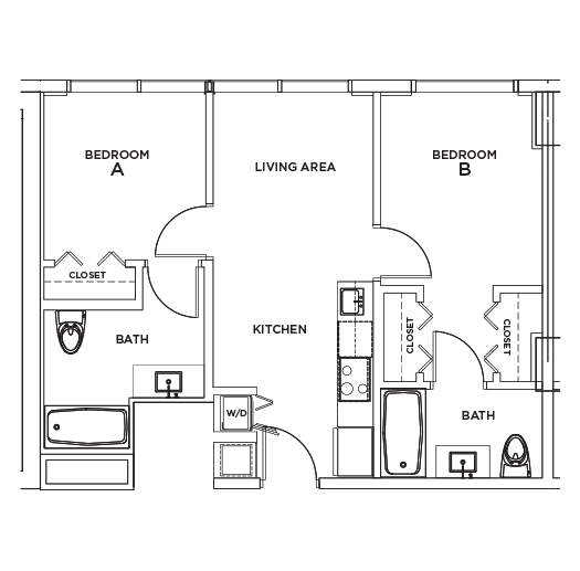 Brickell - 4 Floorplan Image
