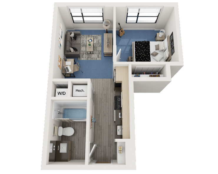 The Alhambra Floor plan