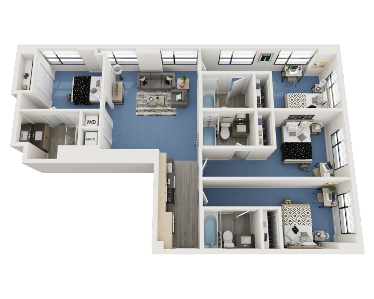 The District Floor plan